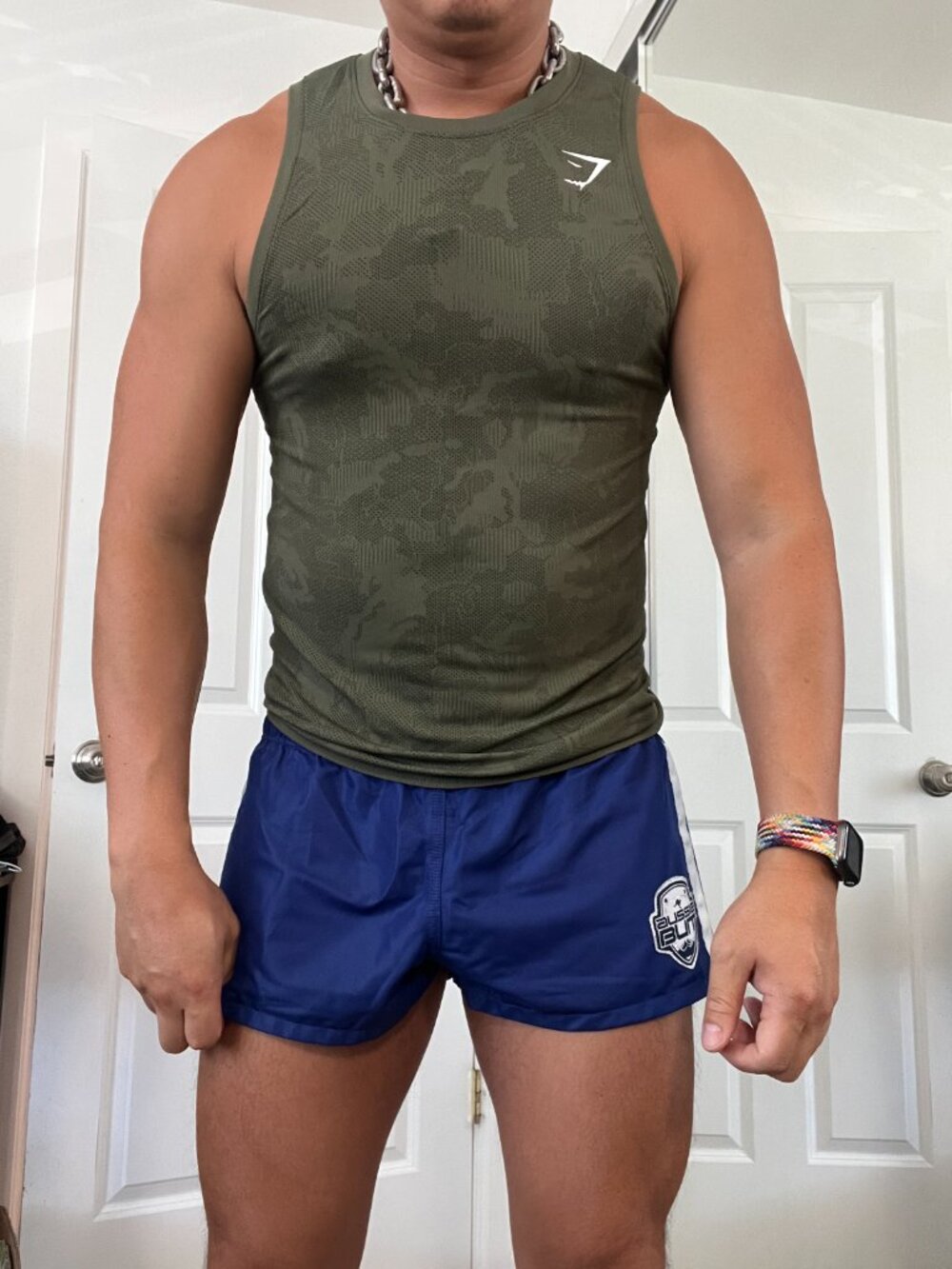 Gymshark Mesh Geo Seamless Tank - Picture 2 of 5